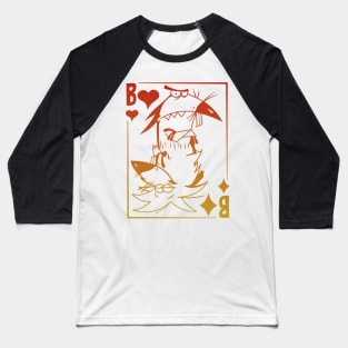 Poker Cards Beaver Baseball T-Shirt